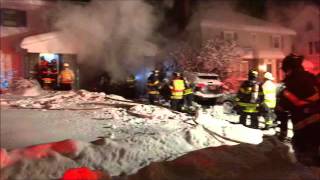Brighton FD Working Fire on Claybourne Rd 2/16/16