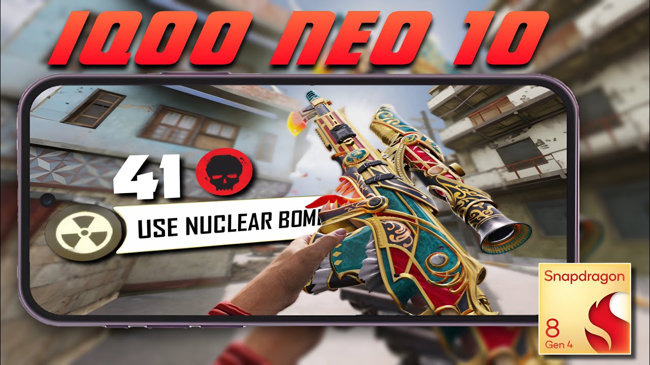HDR 41 превосходит игровой процесс Nuke на iQOO Neo 10 Snapdragon 8s Gen 4 (без комментариев)