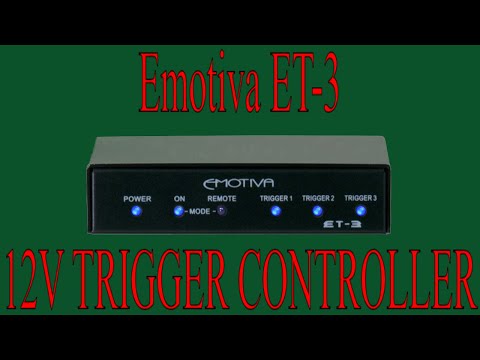 Emotiva ET-3 Review - BEST 12 VOLT TRIGGER SOLUTION -Adam HiFi-