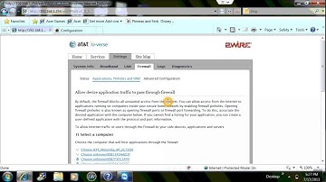 Att U verse Modem Port Forwarding P-Series NVR