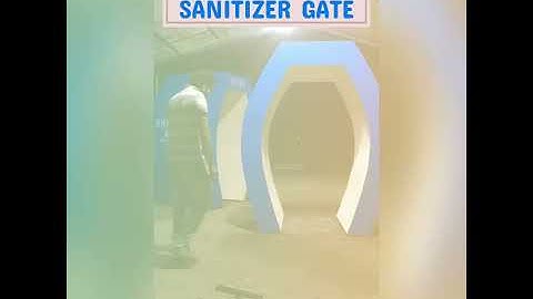 Sanitizer Gate In Pakistan For Disinfection Against Coronavirus