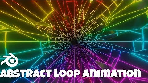 Abstract Loop Animation in Blender