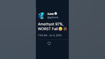 Zoink Almost FLUKED Amethyst… (Geometry Dash)