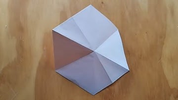 Simplest way to fold a hexagon from a square
