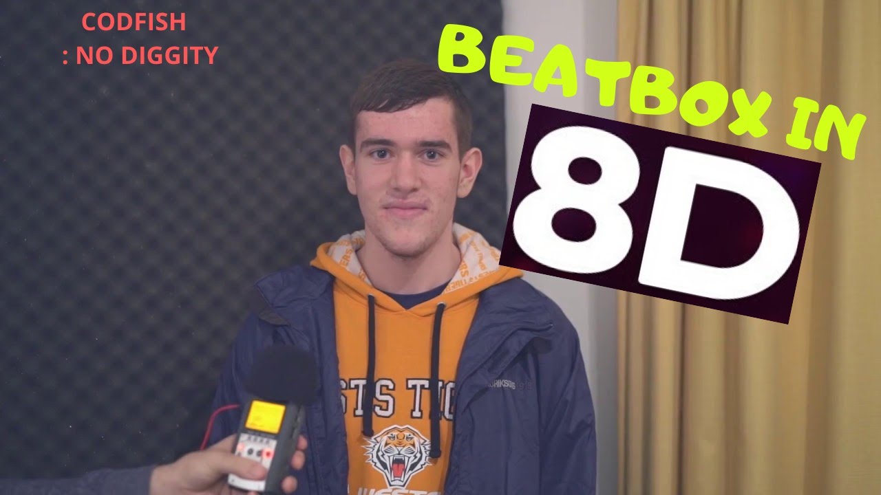 BEATBOX IN 8D??? Codfish/ NO DIGGITY - YouTube