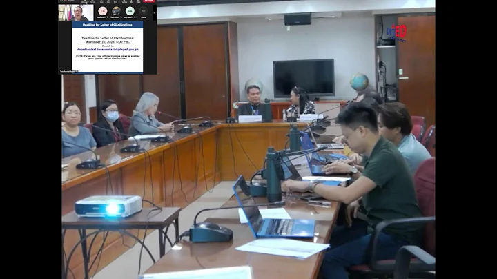 Pre-bid Conference of the Project: 2. Supply, Delivery and Maintenance of DCP Package Batch 2022-03