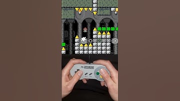 Mario in the INSANE KAIZO CASTLE #shorts #kaizo #mario