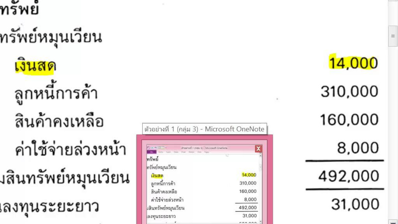 สูตร แบบ ฟอร์ม งบ กระแส เงินสด New งบกระแสเงินสด (วิธีทางอ้อม)