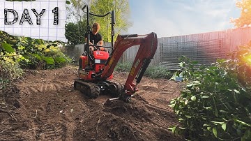 #1 First day building my dream tiny house in the UK