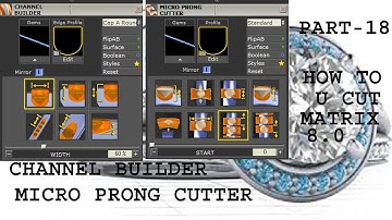 HOW TO MICRO PRONG CUTTER TOOLS (U CUT SETTING) MATRIX 8.0 PART-:18