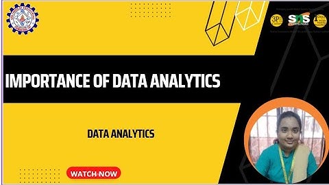 IMPORTANCE OF DATA ANALYTICS|DATA ANALYTICS|SNS INSTITUTIONS