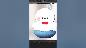 Zayne Happy Snowman 3D Modeling Timelapse 1 | Love and Deepspace #blender #fanart #digitalart #3d