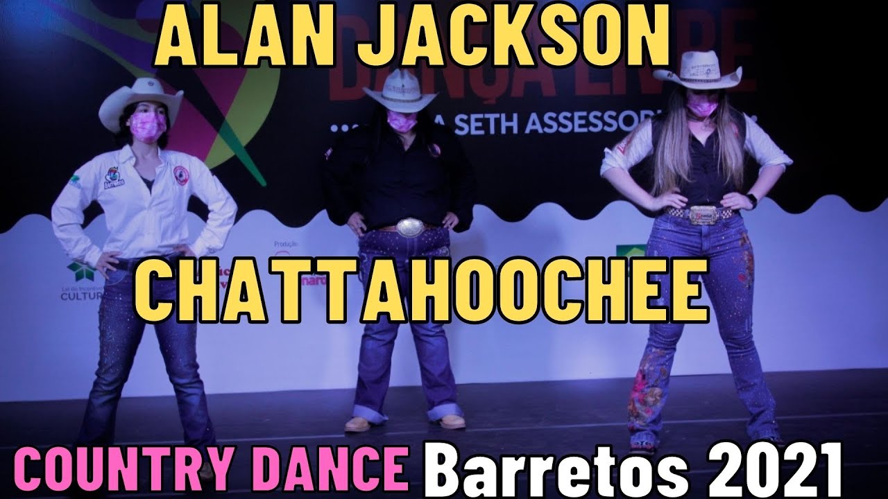 Alan Jackson Chattahoochee LINE COUNTRY DANCE coreografia em Barretos