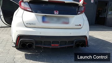 Honda Civic Type-R Launch Control,  NLS, Pops & Bang, Hard Rev Cut
