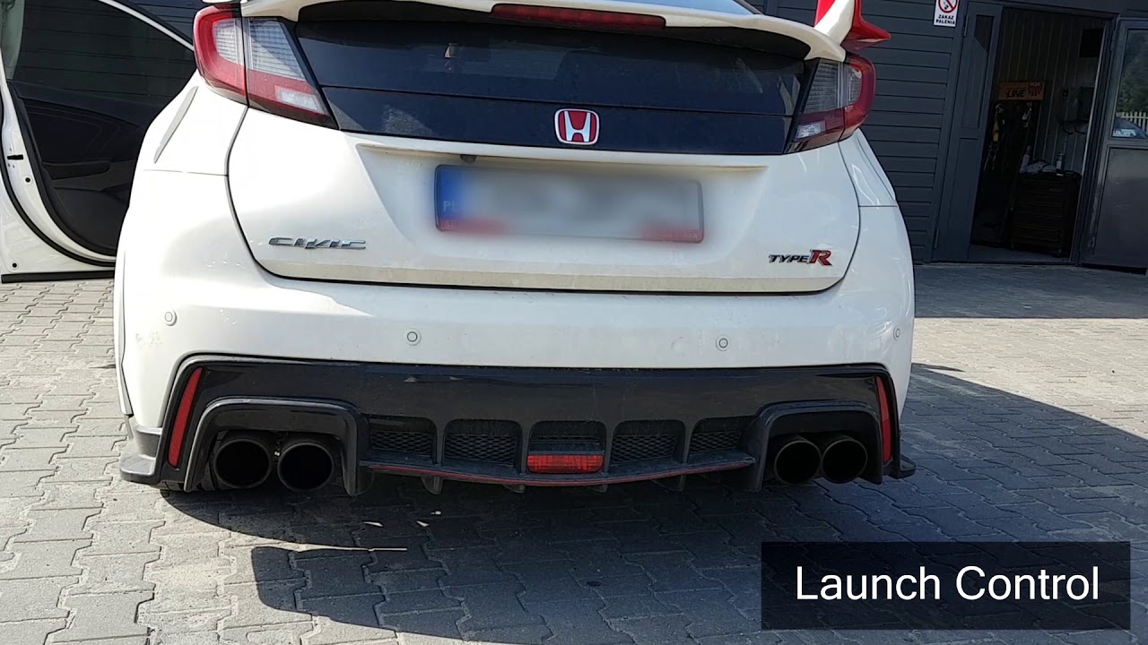 Honda Civic Type-R Launch Control, 
NLS, Pops & Bang, Hard Rev Cut