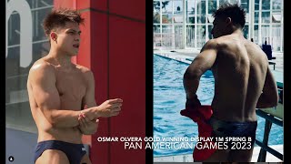 Osmar Olvera 🇲🇽  Mexico | 🥇Winning Display | 1m Spring Board Dive Pan American Games 2023 screenshot 1
