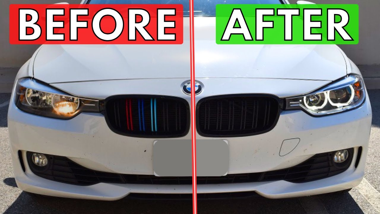 Install BMW Headlights | F30 Projector LED | 328i - YouTube