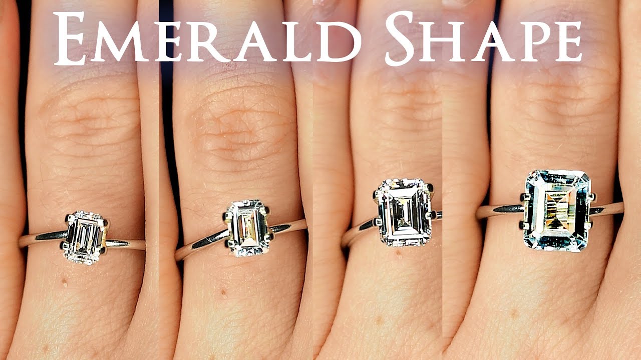 Emerald Cut Stone Size Chart