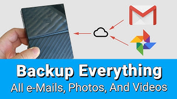 How To Backup Google Photos And Gmail, to a local hard drive (HDD, or SSD)