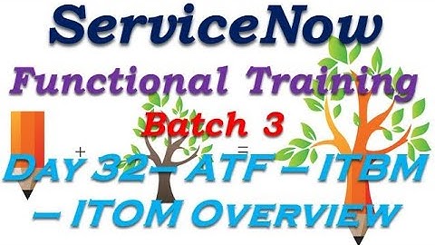 Batch3 :: Day 32 || ATF - ITBM - ITOM  Overview || ServiceNow Functional Training #Shorts #Short