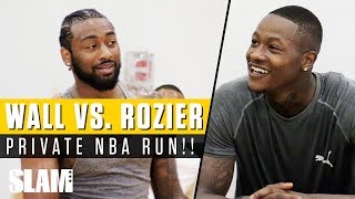 John Wall vs. Terry Rozier PRIVATE NBA RUN in Miami! #remyworkouts | SLAM Highlights