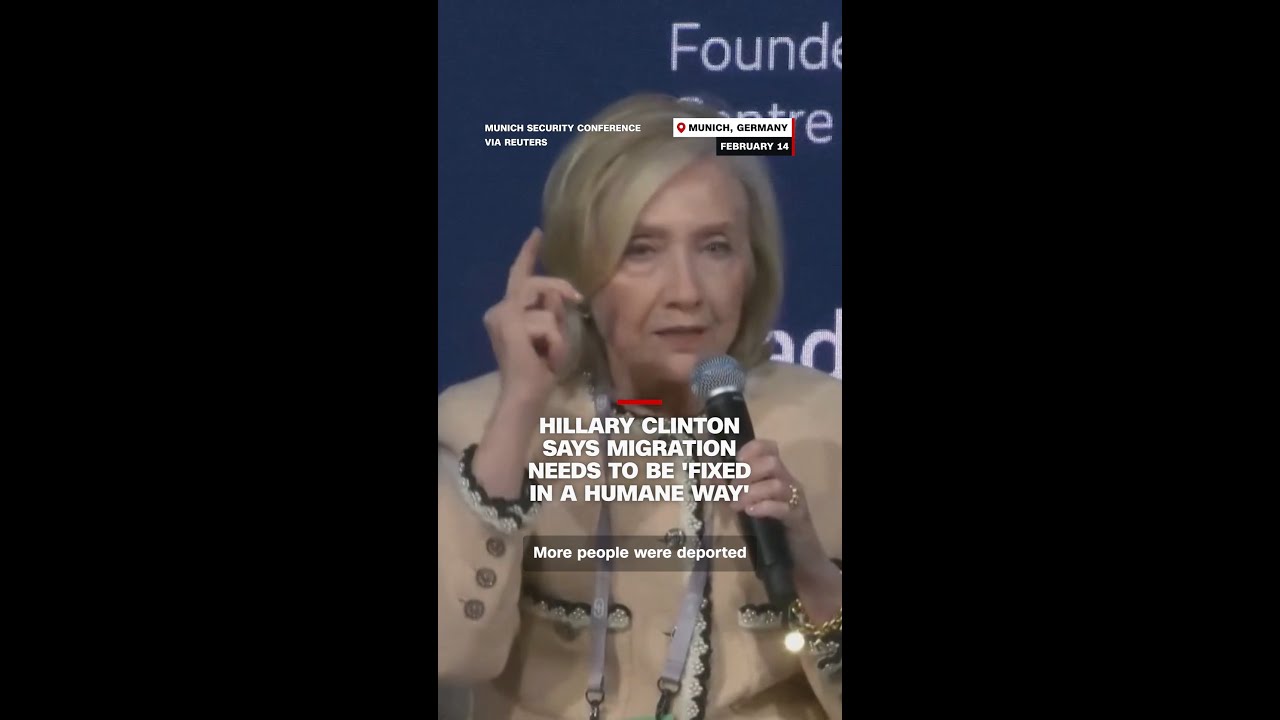 Hillary Clinton says migration needs to be "fixed in a humane way"