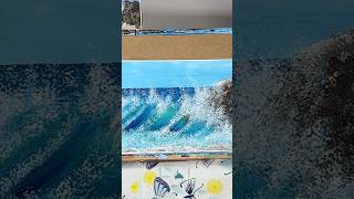 Fun Ocean Waves Painting!