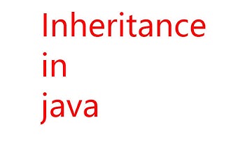Java Tutorial For Beginners- Inheritance part 01(Hindi/Urdu)