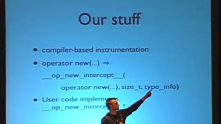 2012 LLVM Developers’ Meeting: N. Weber “A Prototype for Fast Type-Aware Memory Profiling”