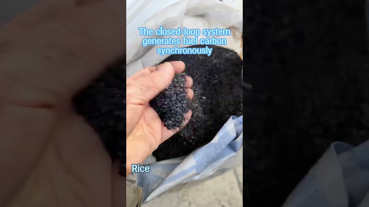 Agricultural wastes rice husk charcoal making machine