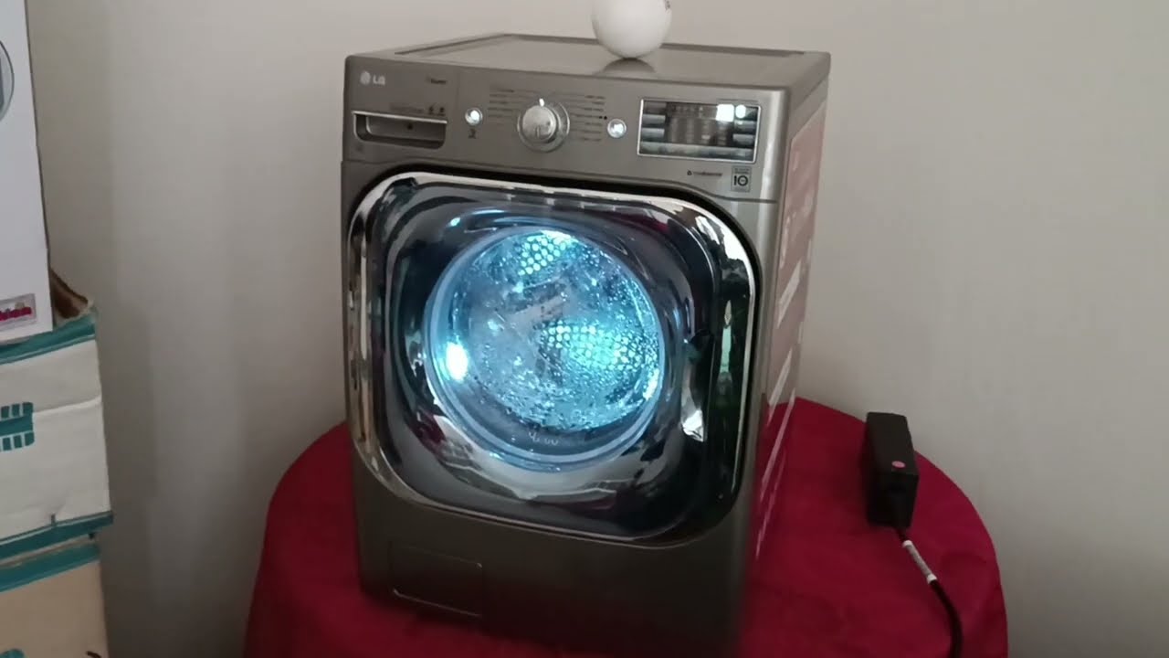 (most viewed!) Mini LG 6 motion DEMO model washing machine overview & operation