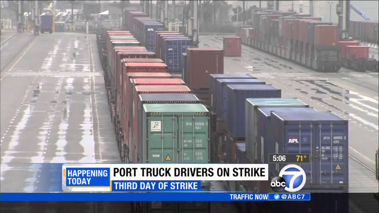 LA Port Drivers Plan Strike Over Job Classification Issue