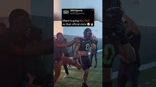 Miami is NOT playing when it comes to their official visits 😳⭐️ #shorts