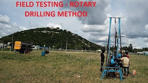 Soil Testing - Field Soil test by Rotary Drilling method as per IS 1892-2021