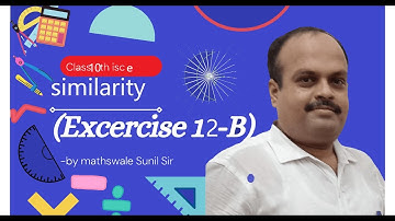 Class 10 Similarity Of Triangles Exercise 12 Icse