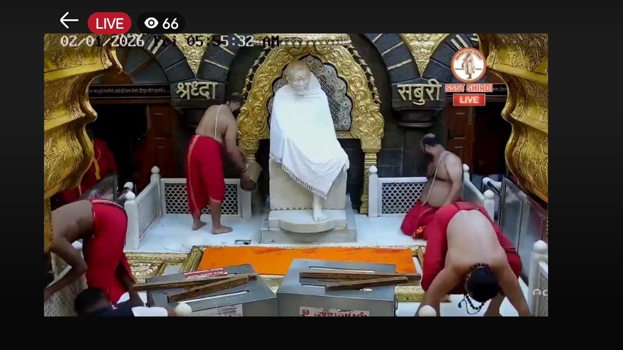 Saibaba Mangala Snan 🙏🙏 KaKada Harathi Darshan 🙏🙏🙏