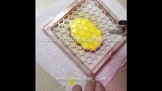 PAKU Stencil Kasnak with Airbrush Cookies / Kurabiyelere Airbrush ile stencil