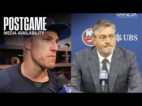 Postgame Availability | NYI vs WPG (10/13/25)