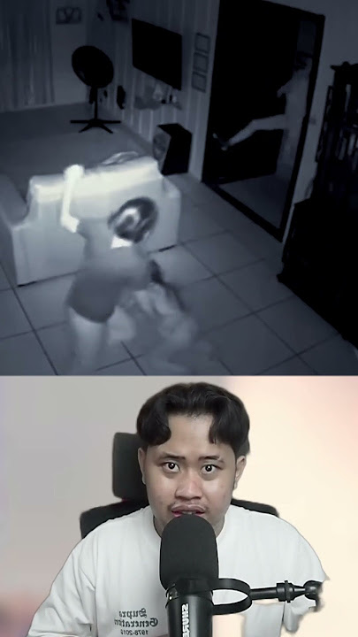 Video CCTV Terseram!! #m4zsda #shortvideos #horrorgaming #hantu #shorts #reaction