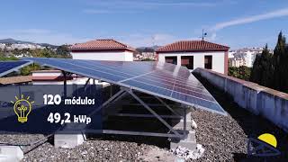 Instalación fotovoltaica con estructura Super Triángulo SunSupport