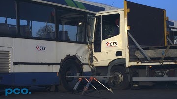 CTS Anti-Terror Tests - Truck hits a Bus - pco.dimax