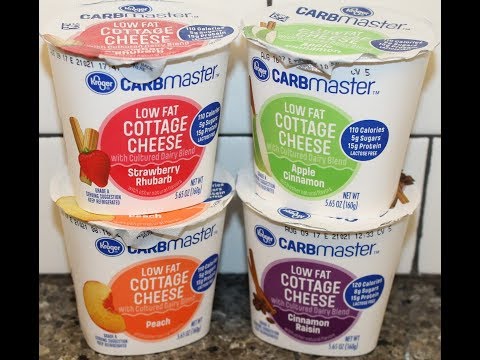 Kroger Carbmaster Cottage Cheese Strawberry Rhubarb Apple