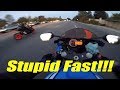 Racing a Stretched Bike! | Idiot Motorcyclist Lanesplitter