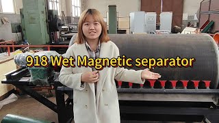 918 wet magnetic separator, a good helper for selecting iron powder