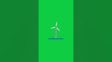 Wind Turbine - motion graphics animated element