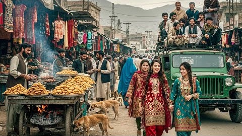 🇵🇰 Bara, Khyber Agency Pakistan | Local Life & Street Food Walking Tour 4K