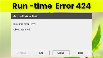 Excel VBA -Microsoft Visual Basic -Run time Error 424 - Object Required