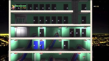 Elevator Action Deluxe Stage 1-1 through 1-5 All Gold Medals