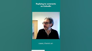 Replying to comments on LinkedIn