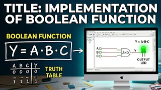 Implementation of Boolean Functions | SOP &amp; POS | Logic Gates | DLD Complete Lecture in Urdu